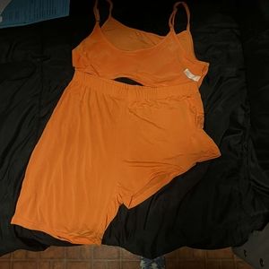 Crop top with shorts